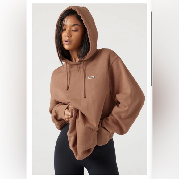 Joah Brown Tops - JOAH BROWN Empire Pullover Hoodie S/M Terracota French Terry